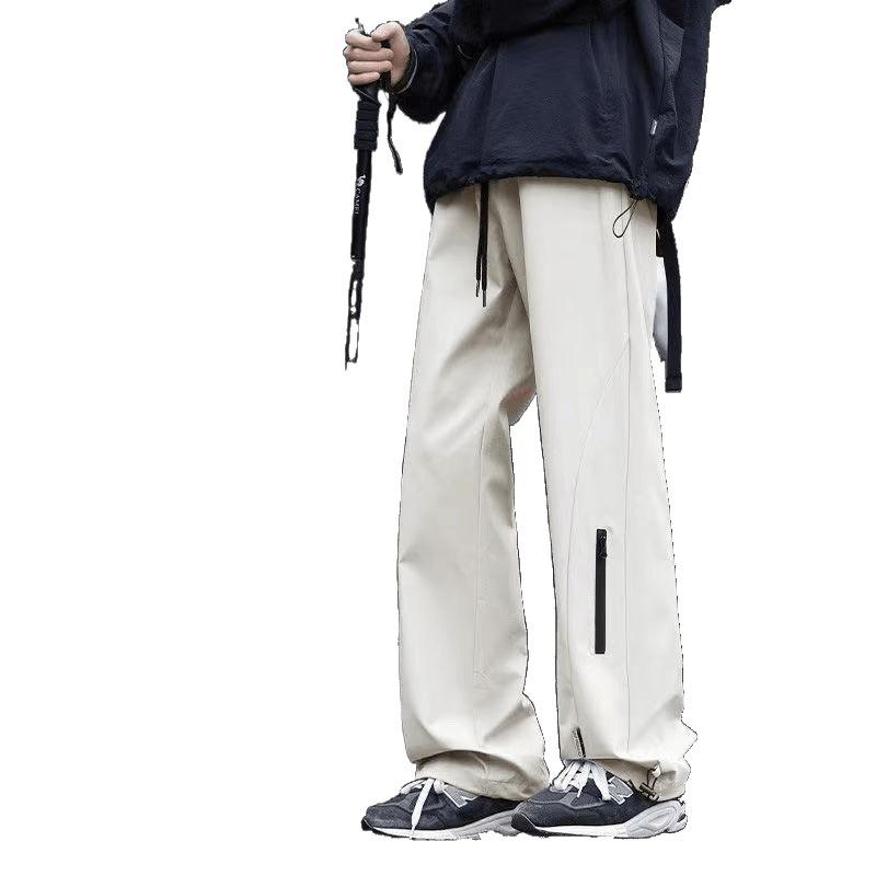 パンツ 男性用 釣り 登山 ハイキング ゆったり ストレート ワイドレッグ 運動パンツ UVカット 防水 耐摩耗性 カジュアルパンツ アウトドア