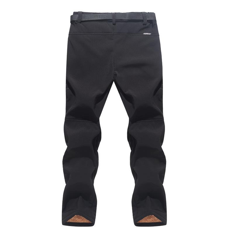 パンツ 男女兼用 防寒 登山 アウトドア 裏起毛 厚手 防水 防風 トレッキング ランニング 春秋冬 紫 グレー 黒 カーキ 迷彩 S M L XL XXL XXXL 4XL 5XL 6XL