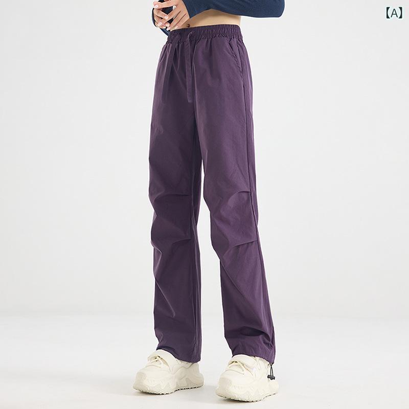 ワークパンツ 男女兼用 薄手 撥水 登山パンツ アウトドアパンツ カーゴパンツ ストレートパンツ ポリエステル 春夏 秋