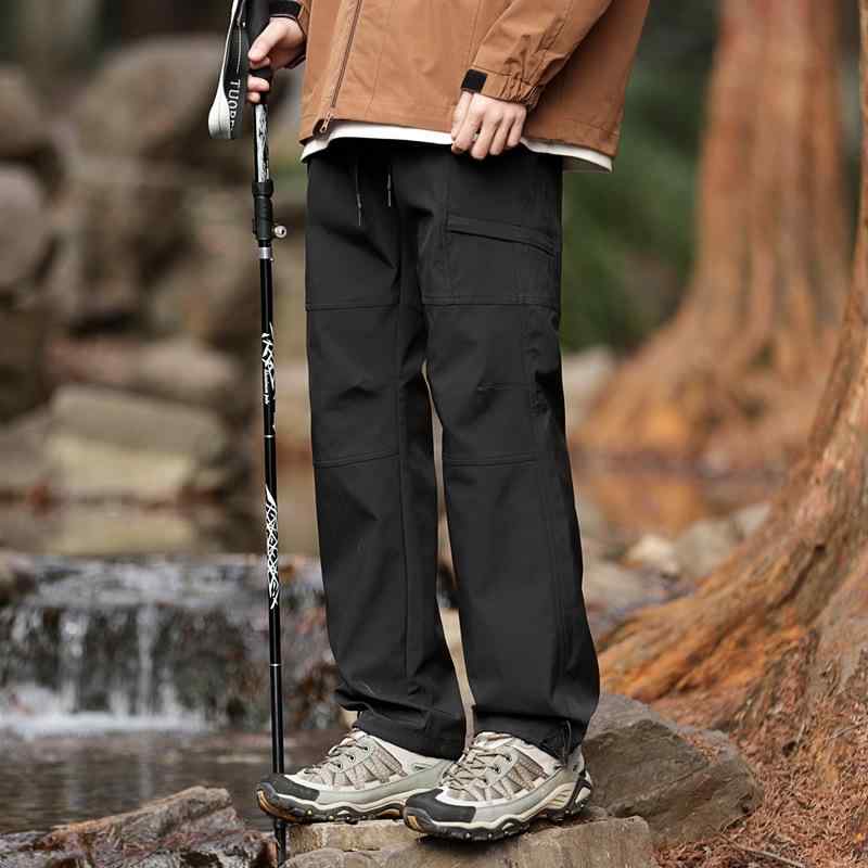 マウンテンパンツ 男性用 アウトドア 登山 防水 防風 ワークパンツ ストレートパンツ カーゴパンツ ロングパンツ
