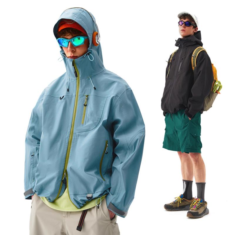 マウンテンパーカー 男女兼用 登山ウェア アウトドアウェア 防風 防水 透湿 撥水 ジャケット アウター フリースインナー付き 3way