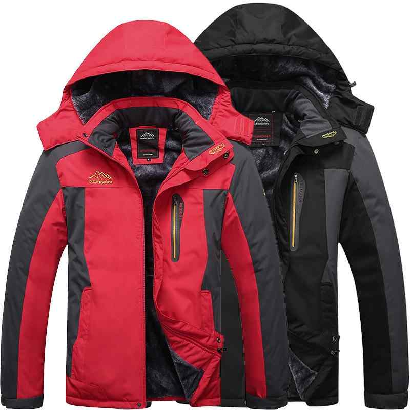 マウンテンパーカー メンズ 男性用 フィッシングジャケット 秋冬 防風 防水 防寒 登山 釣り アウトドアウェア 大きいサイズ 裏起毛 撥水