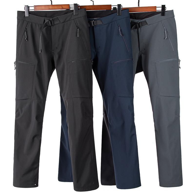 パンツ 男性用 防風 防水 登山パンツ 裏起毛 保温 撥水 トレッキングパンツ アウトドアパンツ スキーパンツ