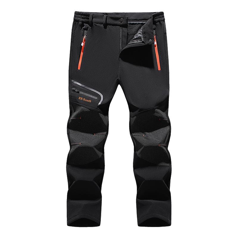 パンツ 男性用 防寒 トレッキングパンツ 裏起毛 登山パンツ 防風 撥水 厚手 ロングパンツ アウトドア 秋冬