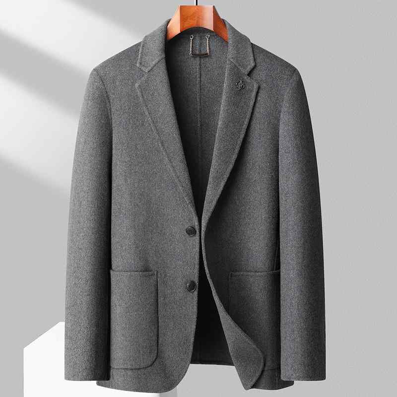 コート メンズ 男性用 ウール テーラード 秋冬 厚手 ビジネス 紳士服 アウター ブラック グレー ブラウン イエロー|イーマイショップ