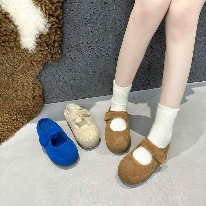 靴 レディース メリージェーン 秋冬 かわいい ぺたんこ 真皮 スエード モカシン フラット ローファー スリッポン ストラップ 痛くない 歩きやすい 履きやすい カジュアル 旅行 普段使い