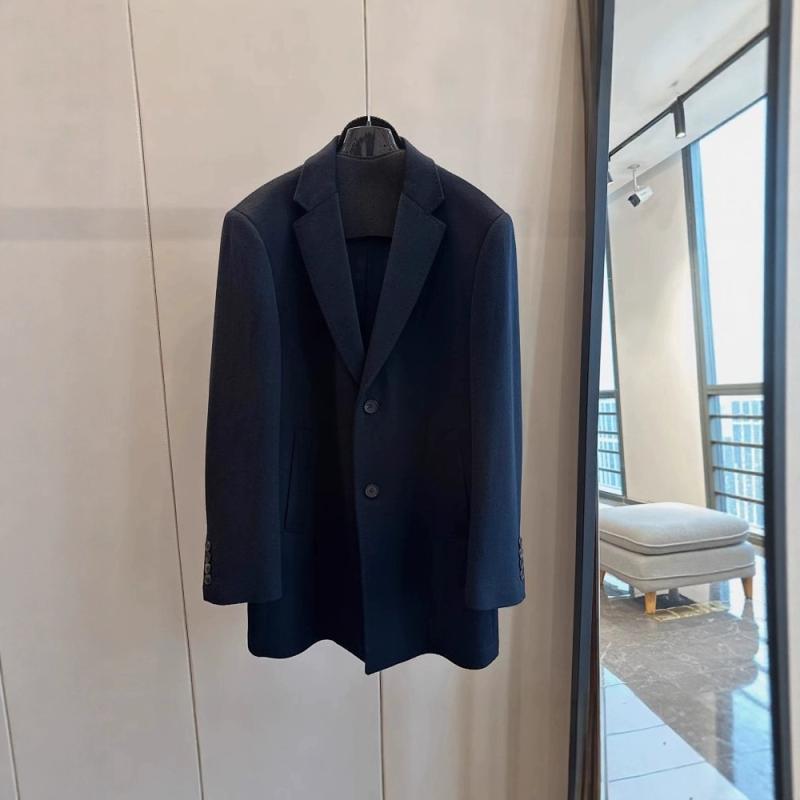 コート メンズ 男性用 羊毛 カシミヤ混紡 テーラード 秋冬 厚手 ビジネス 通勤 カジュアル 紳士服 アウター 上着