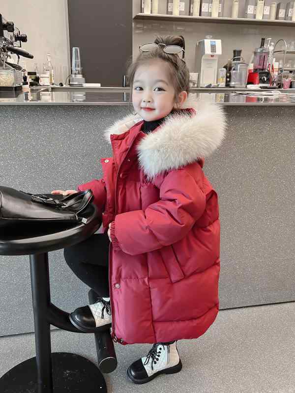 子供用綿入りコート 女の子 冬服 ガールズ 中綿入り ジャケット 子供服 アウター 防寒着 かわいい 90cm 100cm 110cm 120cm 130cm 140cm