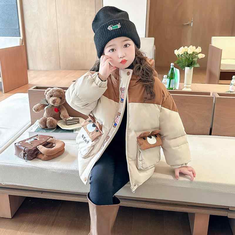ダウンジャケット キッズ ガールズ 子供服 冬 白ダックダウン 暖かい 防寒 アウター ベビー 小学生 幼稚園 保育園 かわいい おしゃれ|イーマイショップ