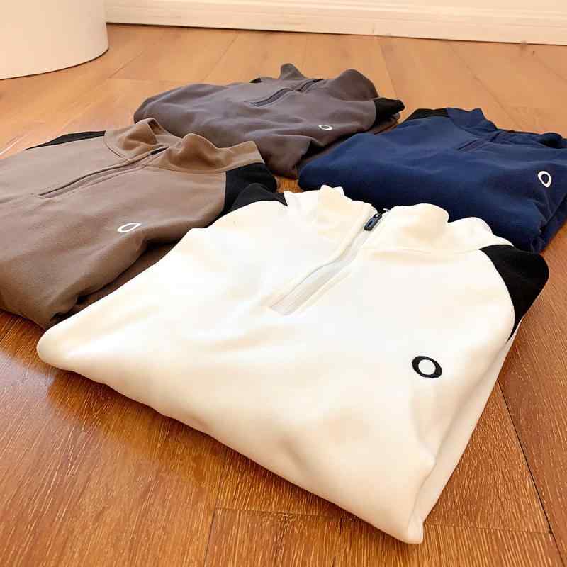 スウェット メンズ 配色 ハーフハイネック 裏起毛 ストレッチ 長袖 プルオーバー トップス 男性用 普段使い