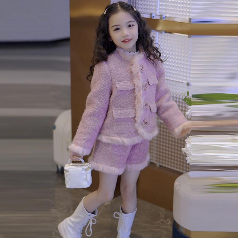 子供用スカートスーツ 女の子 春物 アンサンブル ジャケット スカート セットアップ フォーマル かわいい おしゃれ 普段使い お出かけ