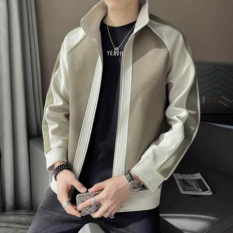 ジャケット 男性用 ブルゾン 秋冬 長袖 ネルシャツ風 チェック柄 接触冷感 防寒 普段使い
