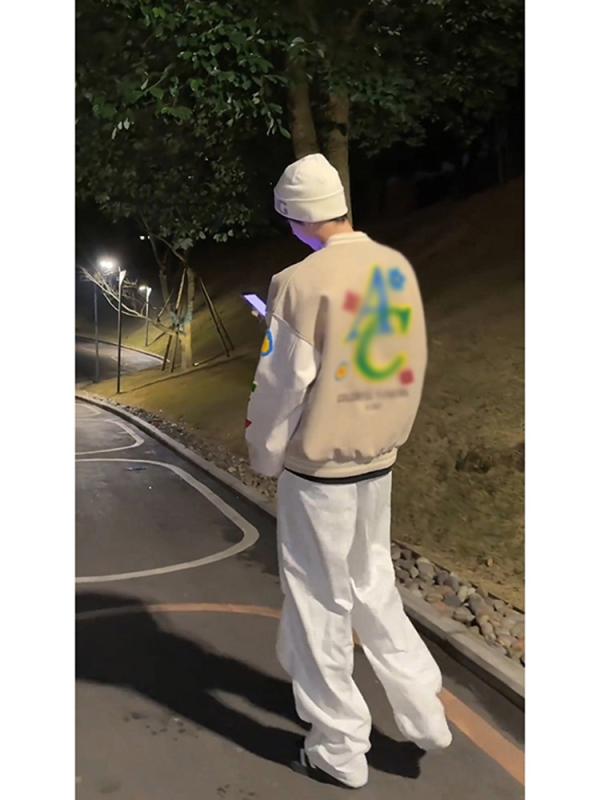 ジャケット 男性用 春秋物 刺・墸 コーデュロイ ストリート カジュアル 耐摩耗 ショート丈 M L XL 2XL