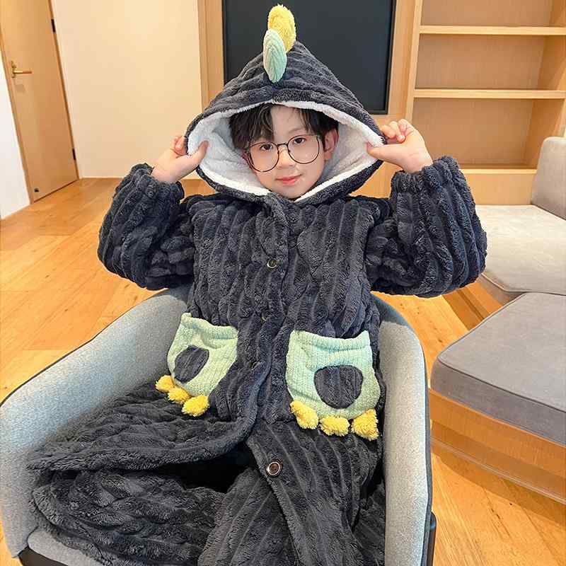 子供用パジャマ ルームウェア 男の子 冬用 あったか 厚手 フリース 3層構造 暖かい 柔らかい 吸湿性 部屋着 寝間着 ボーイズ キッズ 幼児 小学生 90 100 110 120 130 140