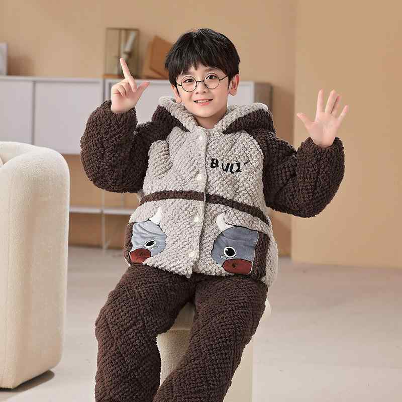 小わっぱ用パジャマ 秋冬 お坊っちゃん 赤珊瑚フリース 三層社会システム 朦朦たる 綿ネル 中 ????? キッズ お坊っちゃん 御部屋御召しもの ポリエステル 衣料繊維 保温