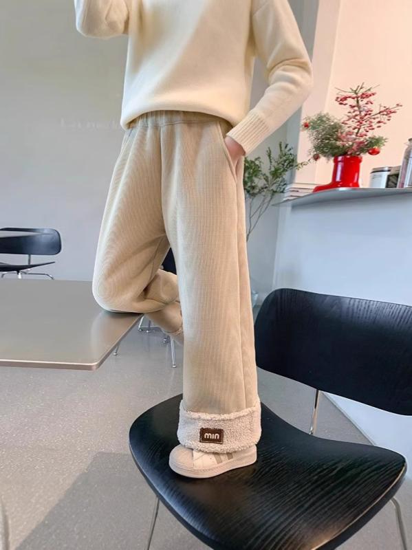 子供服 パンツ 女の子 裏起毛 ストレートパンツ 春秋冬 普段使い ガールズ ズボン 長ズボン 女児 高学年 110cm 120cm 130cm 140cm 150cm 160cm 170cm