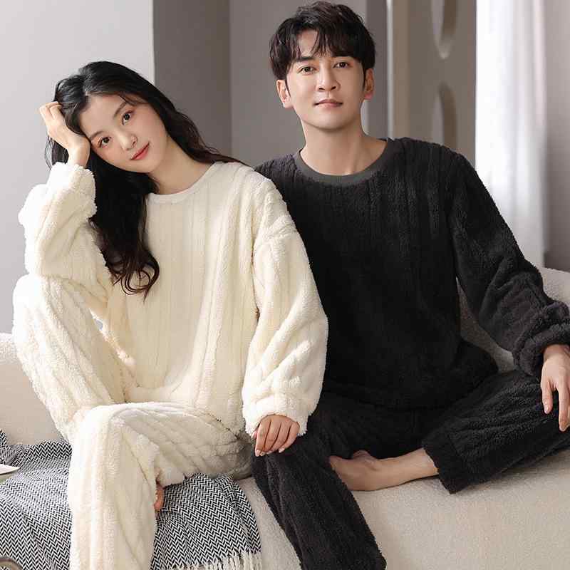 パジャマ レディース メンズ 秋冬 厚手 フリース 上下セット かわいい ルームウェア 長袖 部屋着 あったか 保温 ふわふわ 快適 睡眠 旅行 リラックス ウェア 寝巻き 寝間着 プレゼント 贈り物 ギフト ペア