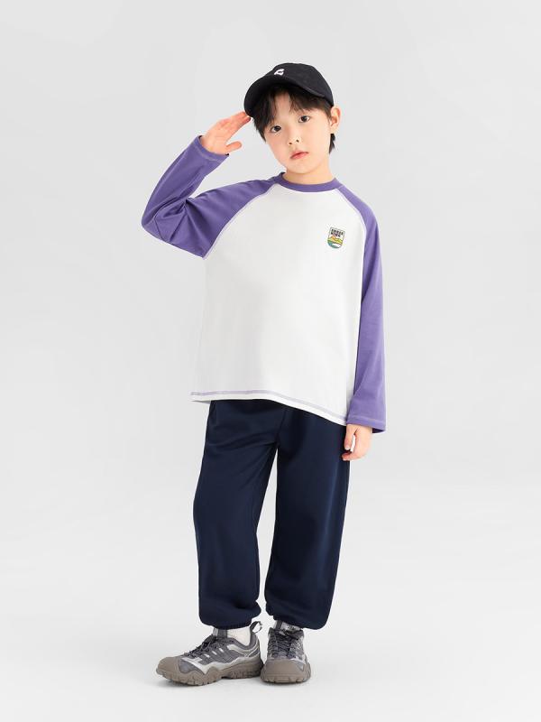子供服 男の子用 パンツ 春秋 長ズボン ボーイズ ズボン スウェットパンツ スポーツパンツ 綿混紡 普段使い 部屋着 110 120 130 140 150 160 藏青色