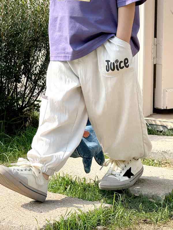 キッズ パンツ 男の子 速乾パンツ 春秋 薄手 長ズボン 子供 接触冷感 ランタンパンツ 100cm 110cm 120cm 130cm 140cm 150cm