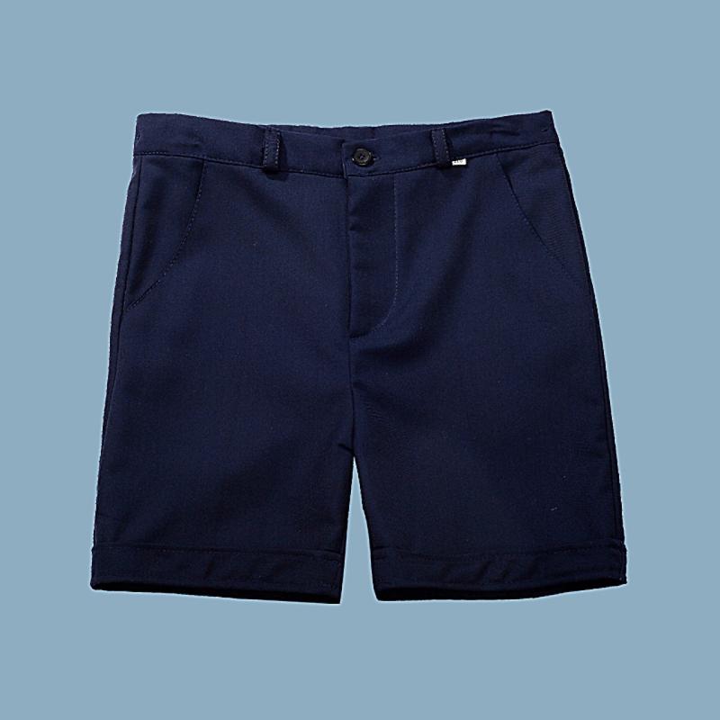 子供用パンツ 男の子用 短パン ハーフパンツ スクールパンツ ポリエステル 粘? 無地 黒 白 紺色 110cm 120cm 130cm 140cm 150cm 160cm 170cm