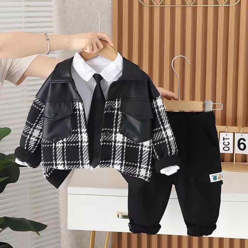キッズアウター ジャケット 女の子 春秋 韓国風 子供服 ファッション レザージャケット 薄手 裏起毛 ブラック