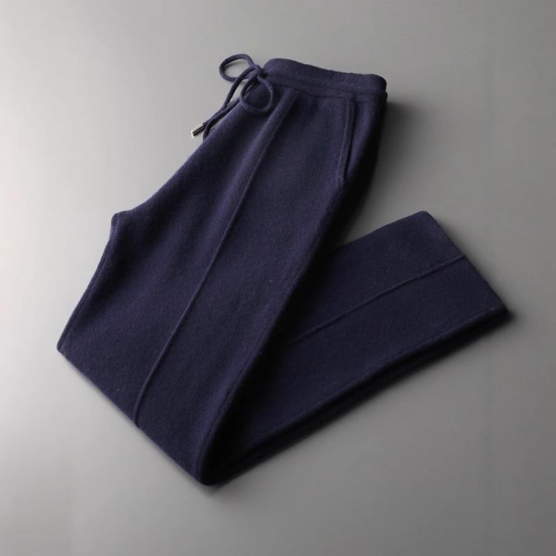 パンツ 男性用 ウールパンツ ビジネス カジュアル 高腰 伸縮性 ストレート 厚手 秋冬 普段使い 部屋着 ズボン