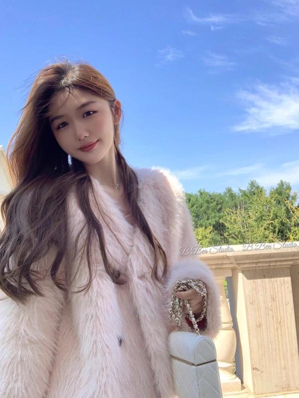 コート レディース 秋冬 エコファー フェイクファー ピンク系 かわいい 韓国風 高級感 あったか アウター 通勤 長袖｜イーマイショップ