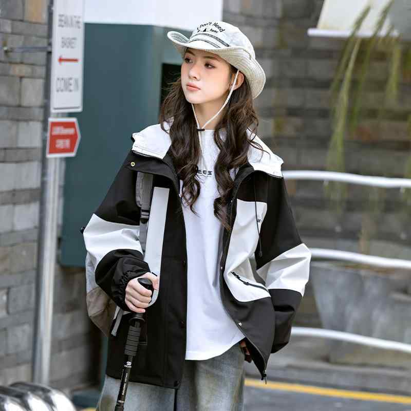 子供服 ジャケット 女の子 アウター スプリングコート ガールズ ジャンパー ブルゾン ウインドブレーカー ゆったり 高学年 ミドル丈 撥水 防風 通学 普段使い 春秋｜イーマイショップ