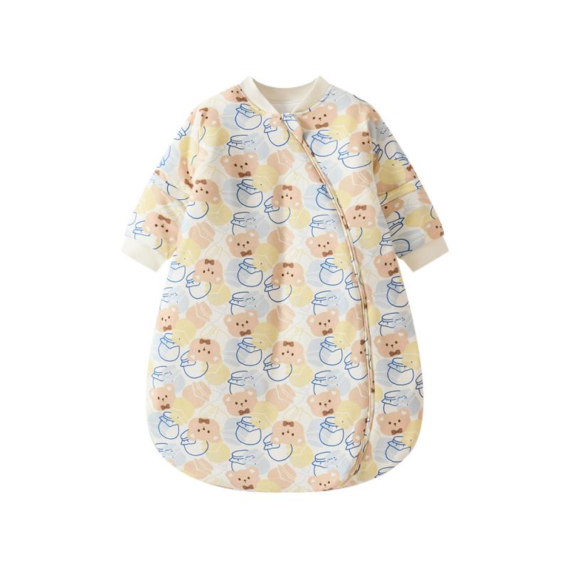ベビー服 秋冬用スリーパー 長袖カバーオール ジャンプスーツ 綿 厚手 防寒 ベビー スリーパー 新生児 赤ちゃん 子供 幼児 キッズ あったか 寝袋 パジャマ ルームウェア かわいい