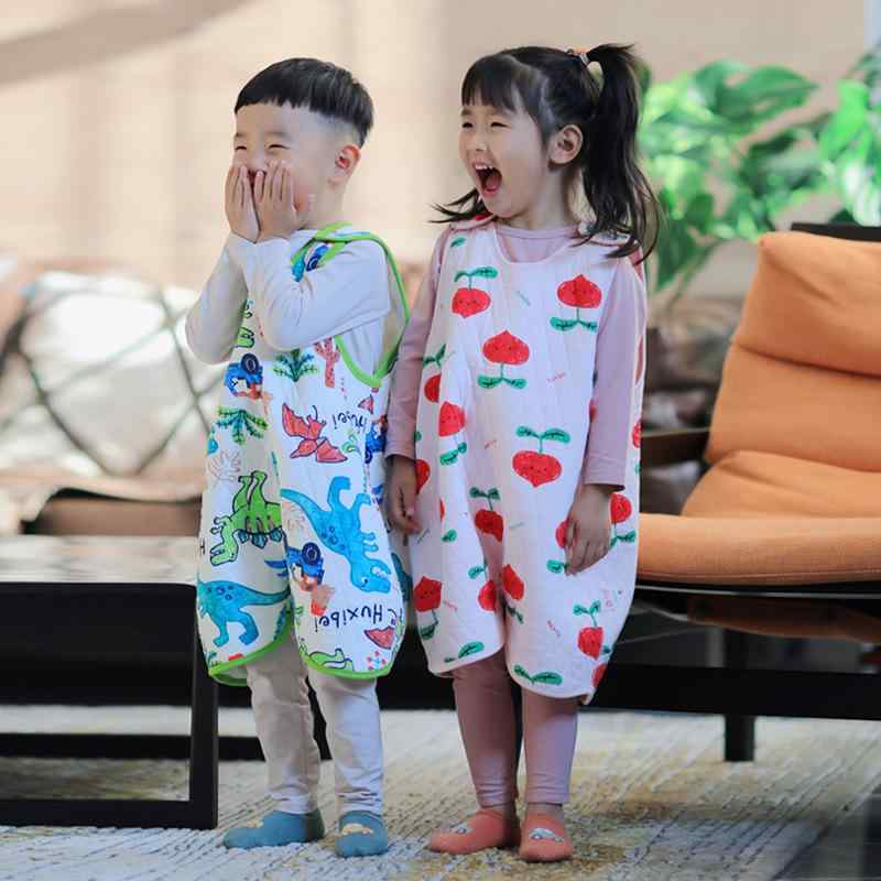 子供用 スリーパー 秋冬 ベスト 厚手 綿 肩ボタン ベビー キッズ パジャマ 寝袋 かわいい 秋千小兔 一夜暴富 ミニ恐竜 小?? 伯塔恐? 龍の伝人 愛心焦糖色 愛心霧藍色 漫?云端 開心宝? 吸湿排汗 幼児 小学生 中学生