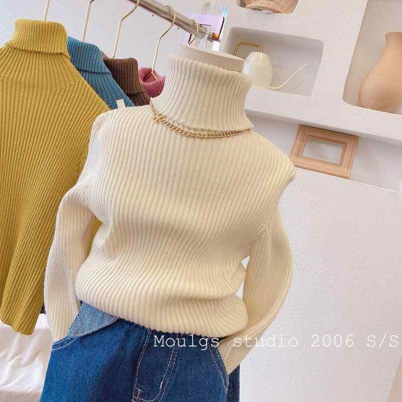 ニット 子供服 男女兼用 秋冬 高齢 リブ 無地 トップス 春秋冬 防寒 伸縮性 かわいい