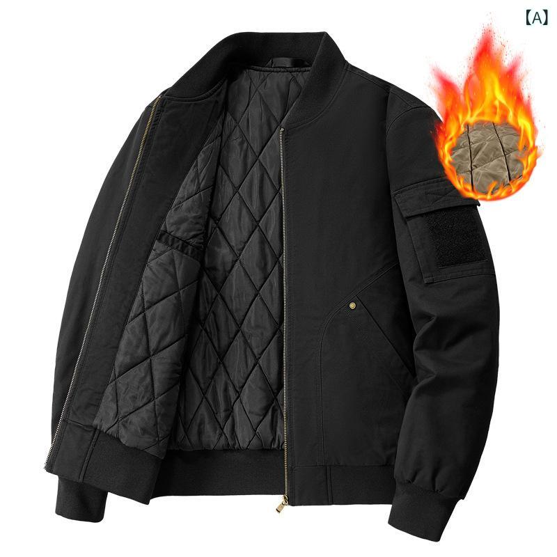 ジャケット 男性用 防寒 防水 防風 コットン 野球 ワーク アウター ブラック アーミーグリーン コーヒー M L XL 2L 3L 4L 秋冬｜イーマイショップ