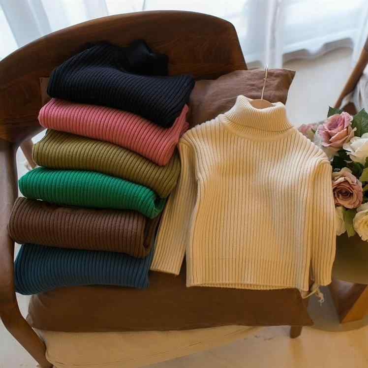 ニット 子供服 秋冬 高 Coller リブ ストライプ セーター カットソー 男女兼用 ベビー服 乳幼児 綿80 90 100 110 120 130 140 150