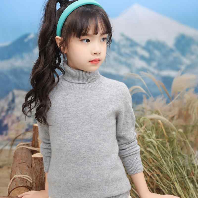 赤ちゃん服 編み物 スウェーター 男女兼用 羊毛 トップス 高襟 秋冬 無地 ティーシャツ 御坊っちゃん うしろ帯 普段着 可愛らしい 絨毛100% 100糎 110糎 120糎 130糎 140糎 150糎 160糎 紫色 黒いこと ベージュ サクラ色系 黄味がかった