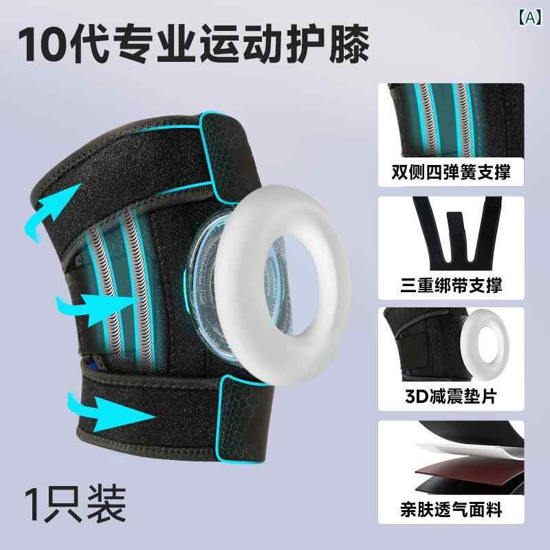 膝当て 男性用 ランニング 登山 バレーボール バスケットボール テニス バドミントン 膝保護 スポーツ用 黒青色｜イーマイショップ