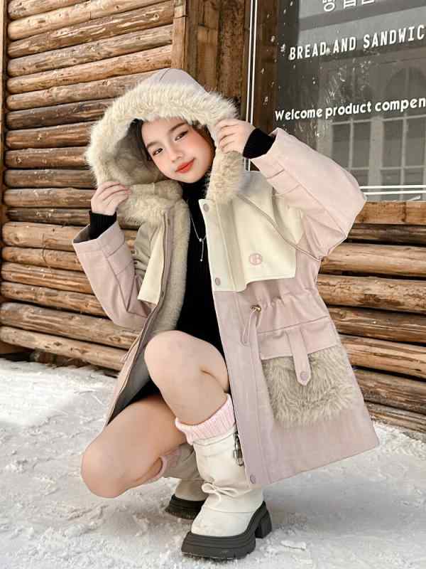 子供服 ガールズ 秋冬 アウター 洗える フェイクレザー ジャケット 防水 防寒 裏起毛 パーカー 女の子 キッズ ジュニア ピンク グリーン 120cm 130cm 140cm 150cm 160cm 170cm