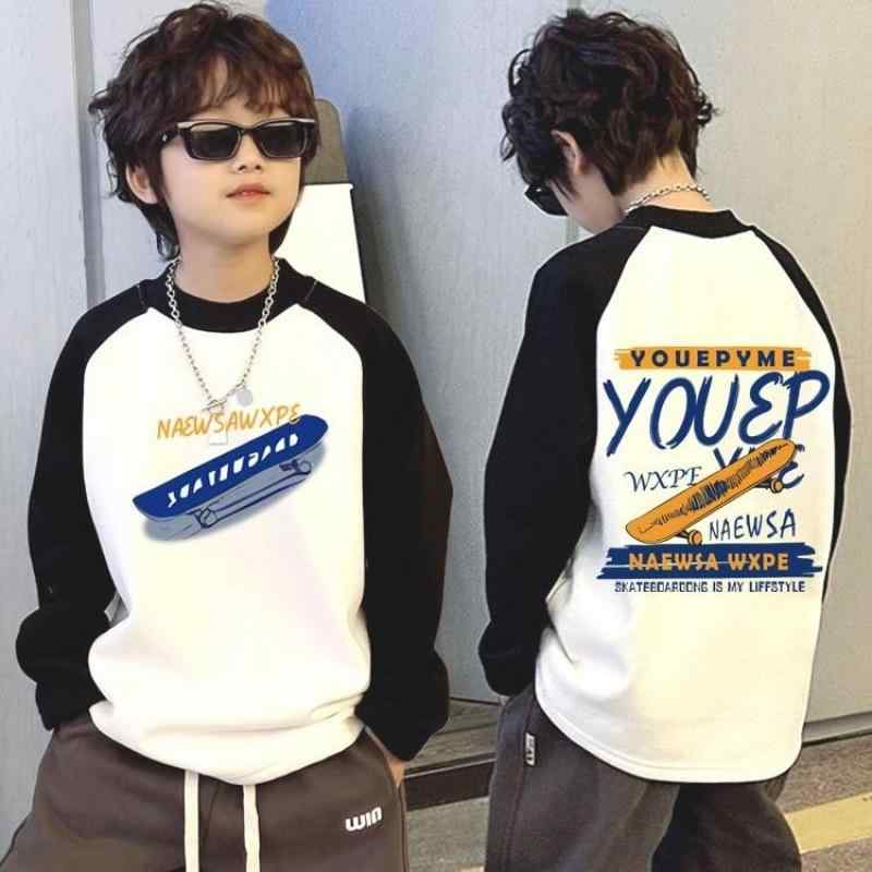 Tシャツ キッズ 男女兼用 子供服 長袖 秋冬 接触冷感 あったか インナー トップス プリント 90 100 110 120 130 140 150 160 170