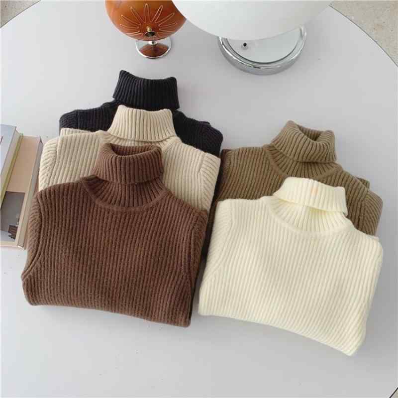 ニット 子供服 高品質 高品質ニット セーター 長袖 高襟 厚手 防寒 トップス カットソー 男の子 女の子 男女兼用 春秋冬 普段着 通園 通学