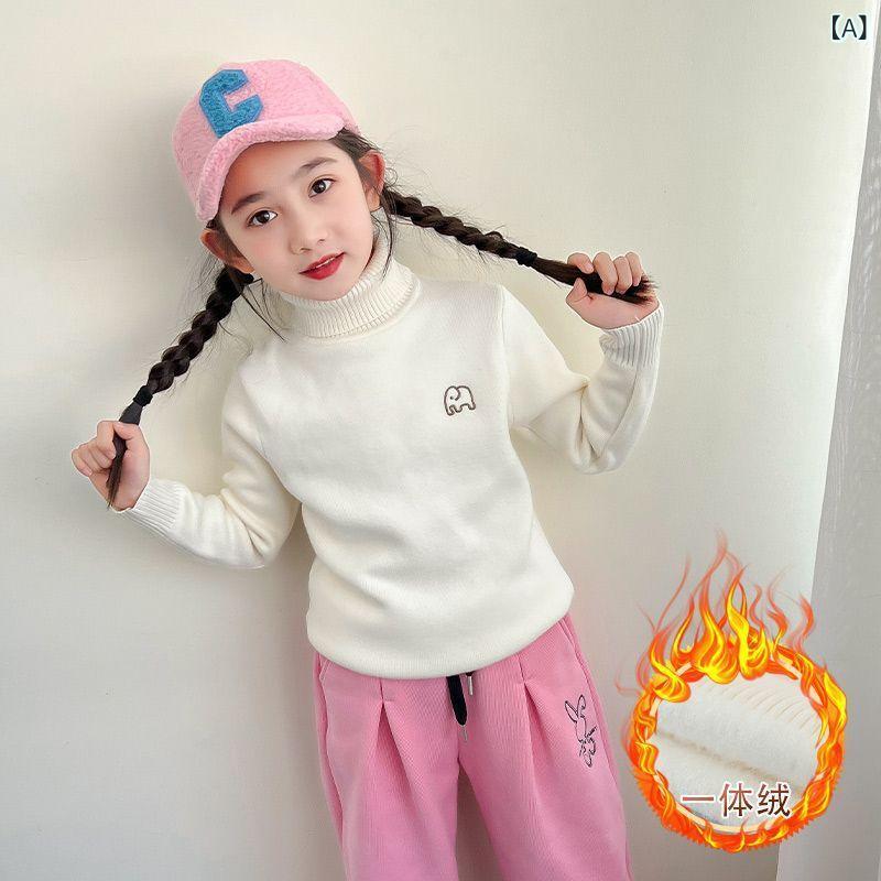 ニット 子供服 セーター 高齢 防寒 トップス 男の子 女の子 兼用 裏起毛 暖かい かわいい おしゃれ 秋冬 春秋