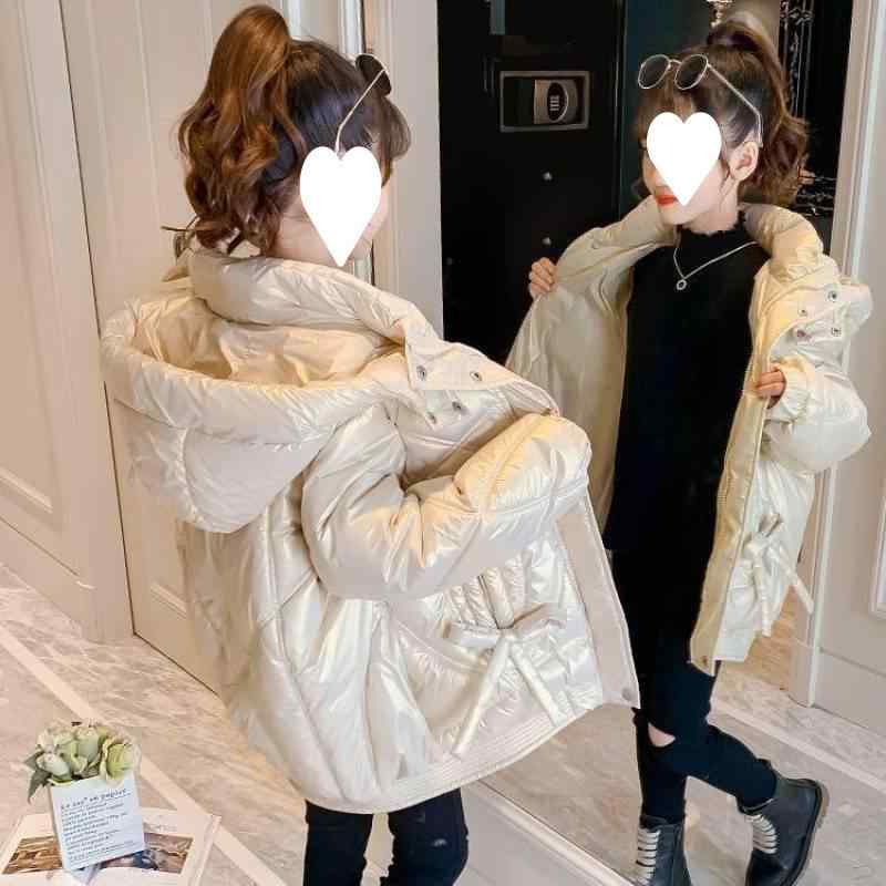 子供服 ガールズ ダウンジャケット コート 中綿入り 厚手 女の子 アウター 防寒 撥水 ゆったり ブラック ピンク系 ベージュ 5,750円
