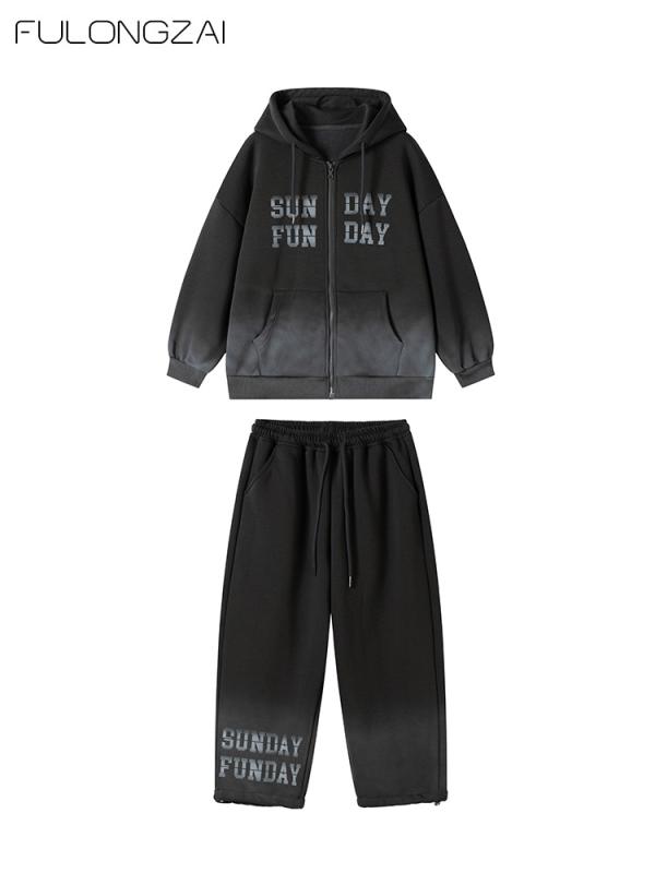 子供服 スウェット セットアップ 上下セット キッズ 男の子 女の子 長袖 トップス パンツ 裏起毛 暖かい ミドル丈 厚手 秋冬 綿 深灰色 カーキ