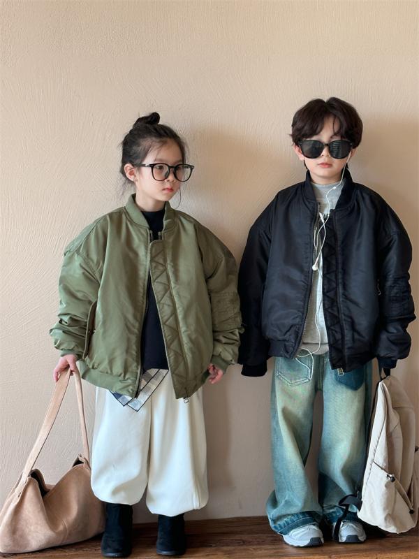 赤ちゃん服 アウター 男女兼用 赤ちゃん用 飛翔上衣 ベイスボール服風 前掛け ゆったり 朦々たる 防寒 秋冬 90糎 100糎 110糎 120糎 130糎 140糎