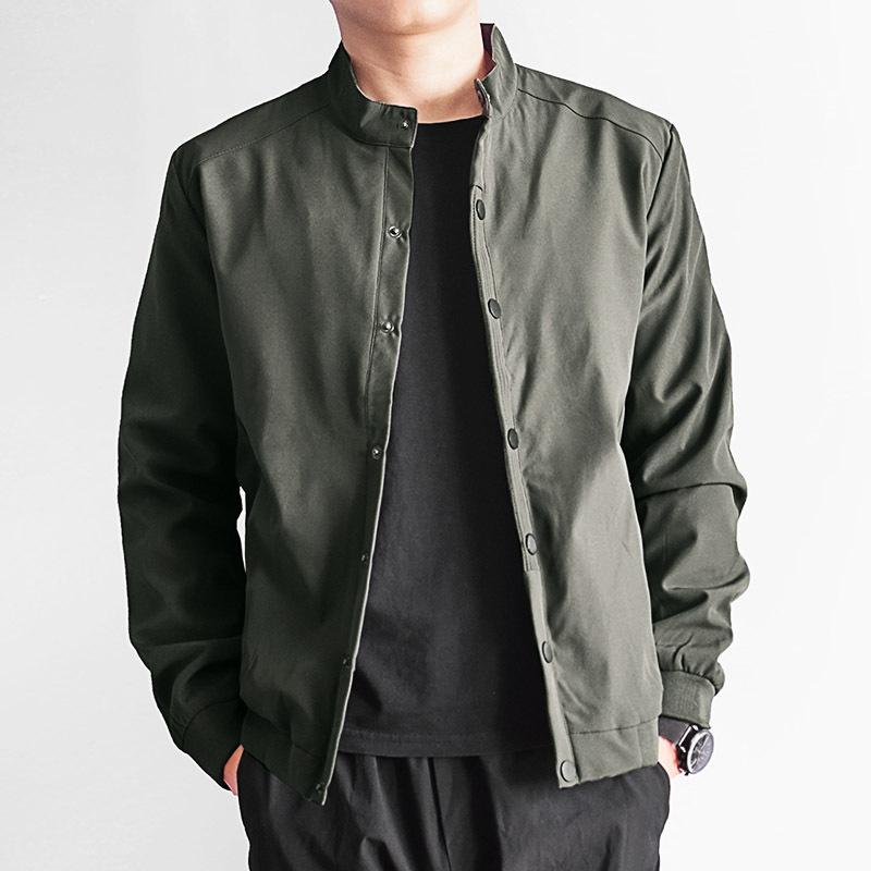 上衣 成人男性用 照明ランプ色合い 無地 年月服 肋材裾 防風 普段使い走り 心地よい ゆったり 黒いこと カーキ 大 размеры 大きめ