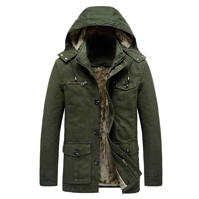 ジャケット 男性用 中綿入り 裏起毛 防寒 アウター 秋冬 カーキ色 黒 緑 土色 M L XL 2XL 3XL 4XL 5XL｜イーマイショップ