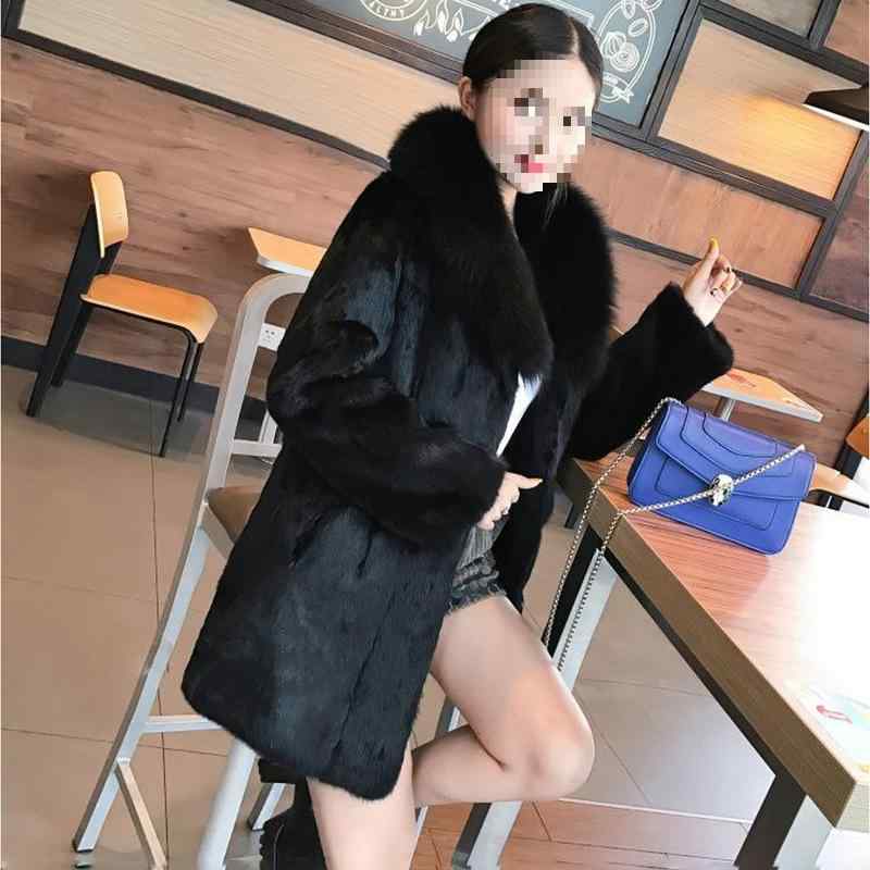 毛皮 レディース フェイクファー コート 大きいサイズ フード付き ミンク ロング丈 長袖 アウター 黒 ブラック 7XL 8XL 9XL