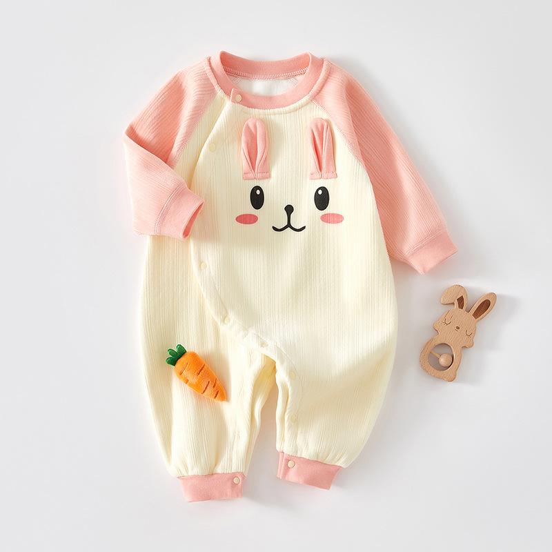 ベビー服 ロンパース 秋冬 新生児 赤ちゃん 乳児 無縫製 カバーオール ミルクタッチ フリース あったか かわいい 長袖 斜めボタン 59cm 66cm 73cm 80cm 90cm 100cm 4,407円