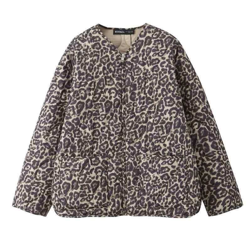 ジャケット レディース 冬 ラウンドネック ジッパー キルティング 中綿入り あったか 暖かい 大きめポケット付き ゆったり ポリエステル 日韓風 カジュアル スタイル