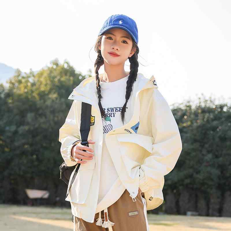 上衣 ガールズ 初中高生 ポリエステル 長袖 ボンネット付き添い人 紺色 象牙色