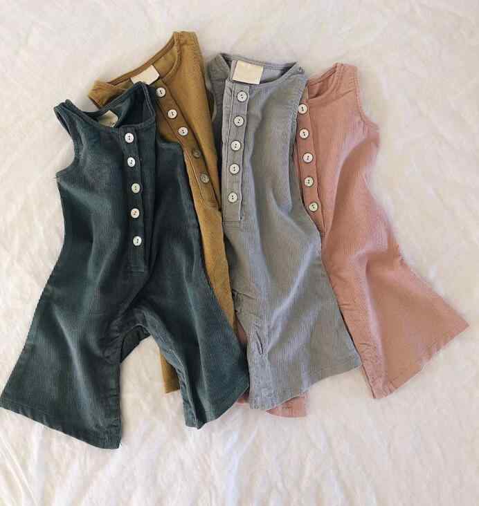 ベビー服 男女兼用 コーデュロイ パンツ サロペット ロングパンツ 英倫風 ズボン 赤ちゃん 幼児 ピンク シルバー ブラウン ダークグレー