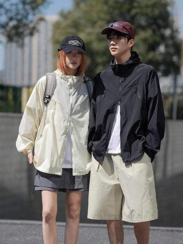 パーカー 男性用 高品質 薄手 接触冷感 UVカット ラッシュガード 接触冷感 スポーツ アウトドア 普段使い カーキ アトミックイエロー スペースグレー ブラック ネイビー